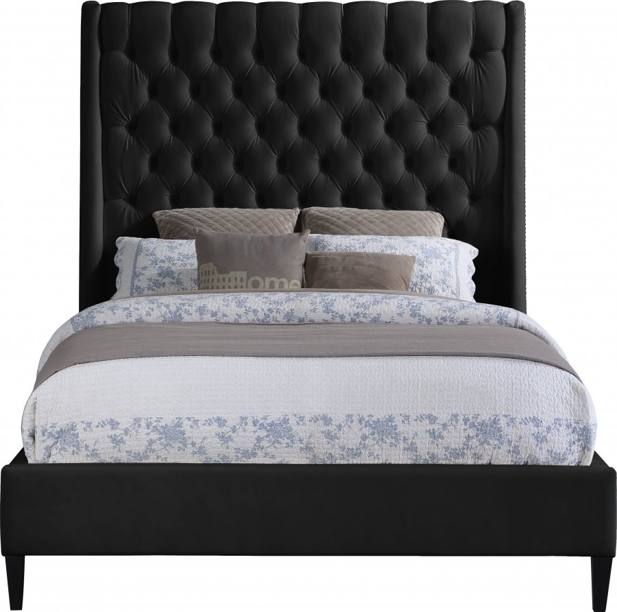 12977-2.jpg Fritz Velvet Upholstered Bed - Image 3