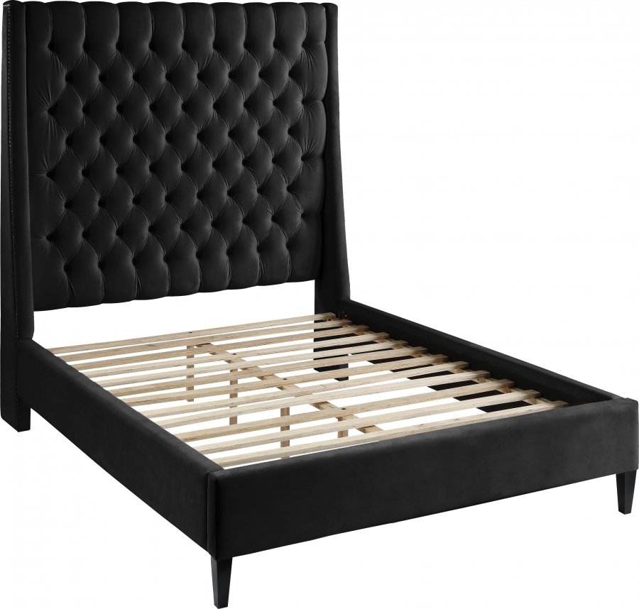 12977-8.jpg Fritz Velvet Upholstered Bed - Image 9