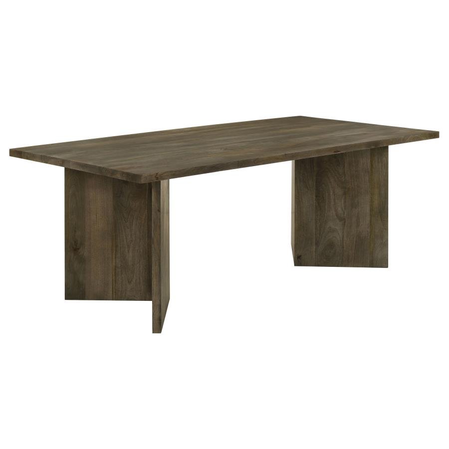 TYLER 80-INCH SOLID WOOD DINING TABLE MANGO BROWN