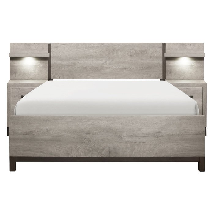 1577-1*WB 5pc Set Queen Wall Bed (QB+2NS+2NS-P)