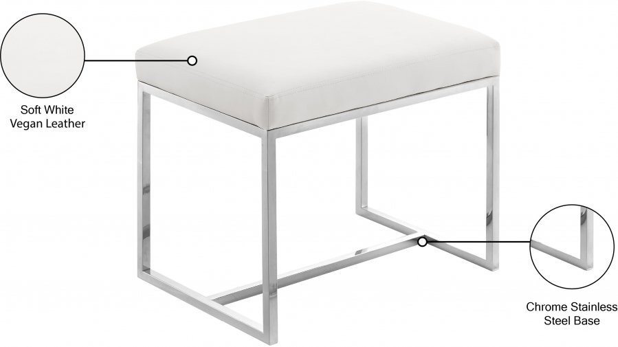16727_00.jpg Monroe Vegan Leather Upholstered Stool - Image 4