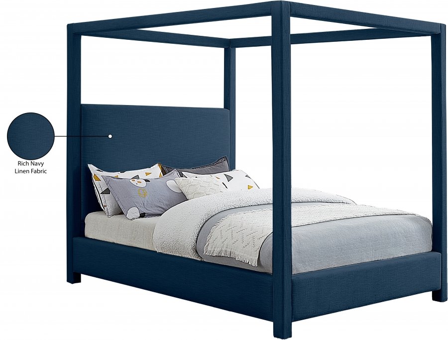 18259_00.jpg Emerson Linen Textured Fabric Upholstered Bed - Image 9