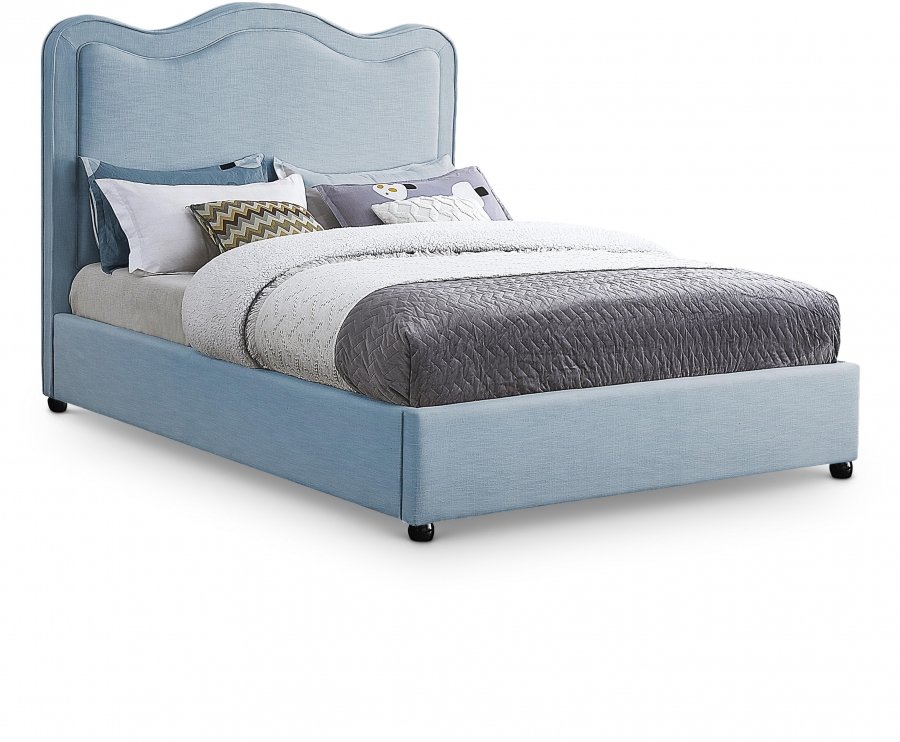Felix Linen Textured Fabric Upholstered Bed