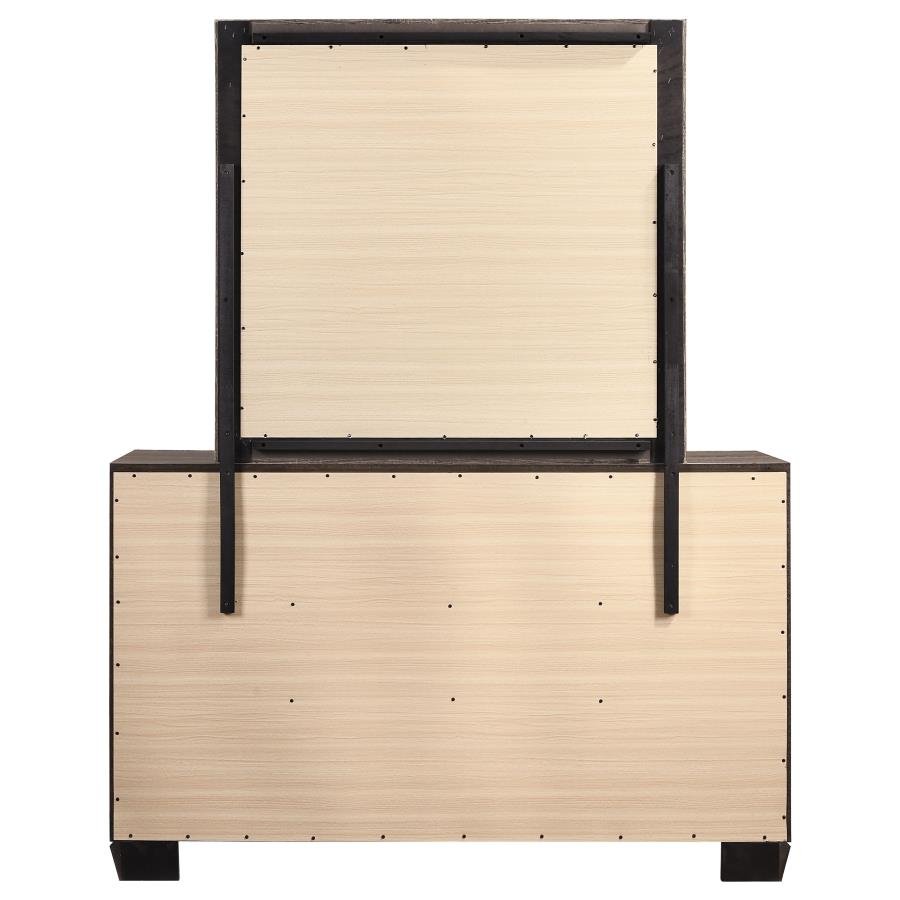 204193M_07x900.jpg KAUFFMAN 6-DRAWER DRESSER WITH MIRROR WASHED TAUPE - Image 7