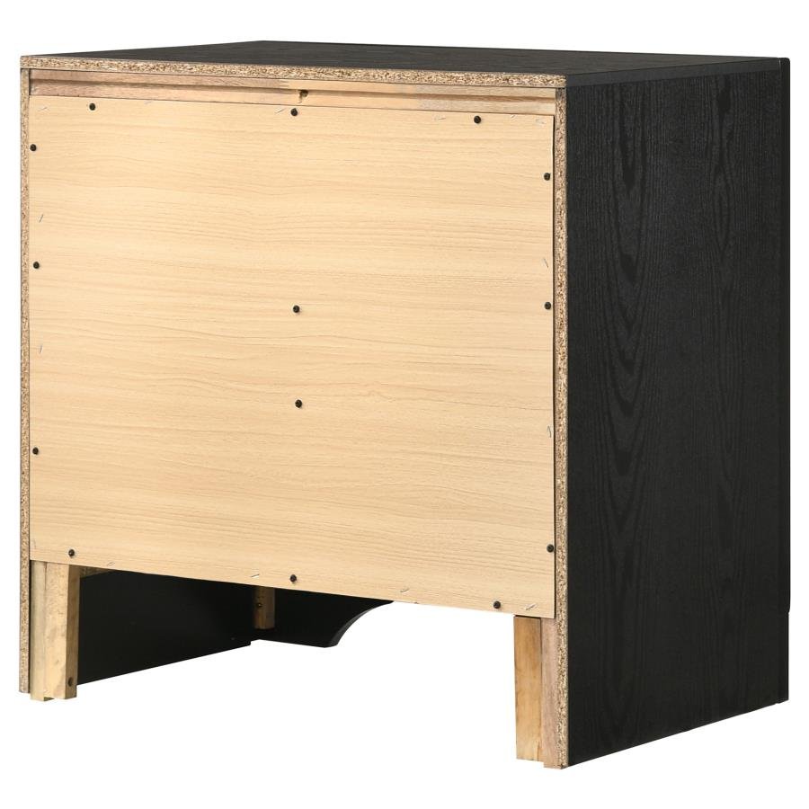 206362_08x900.jpg MIRANDA 3-DRAWER NIGHTSTAND BEDSIDE TABLE BLACK - Image 8