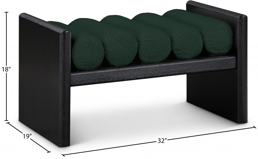 21574_0.jpg Waverly Boucle Fabric Upholstered Bench - Image 7