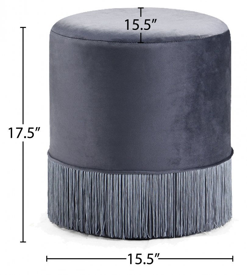 2225_0.jpg Teddy Velvet Upholstered Stool - Image 3