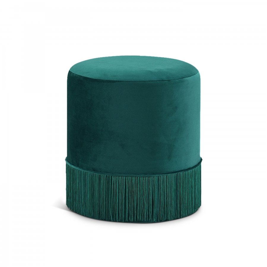Teddy Velvet Upholstered Stool