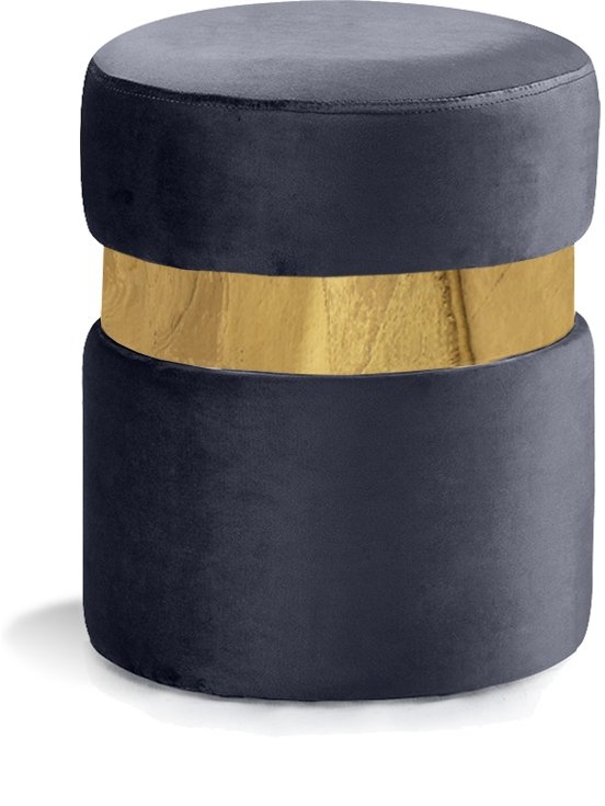 Hailey Velvet Upholstered Stool