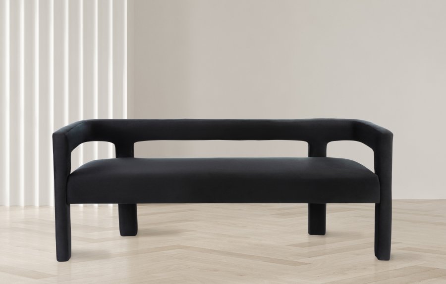22331-1.jpg Athena Velvet Upholstered Bench - Image 2