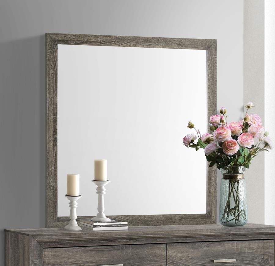223344_01x900.jpg WRIGHT DRESSER MIRROR BROWN OAK - Image 2