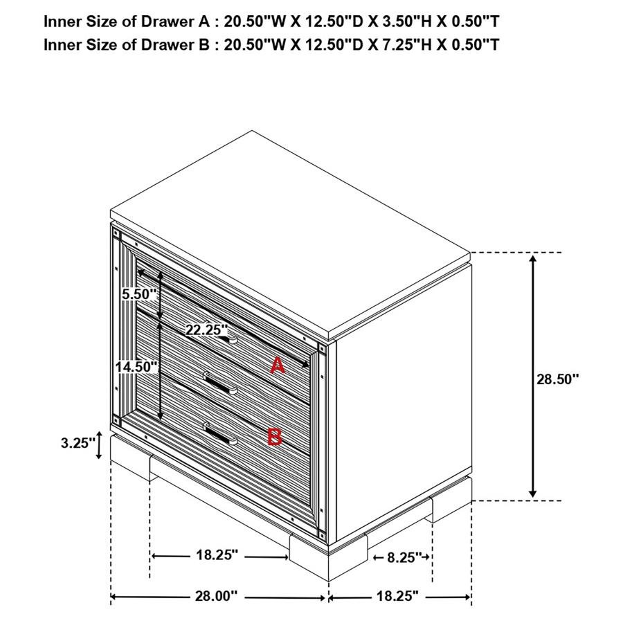 223362_13x900.jpg CAPPOLA 2-DRAWER NIGHTSTAND BLACK - Image 13