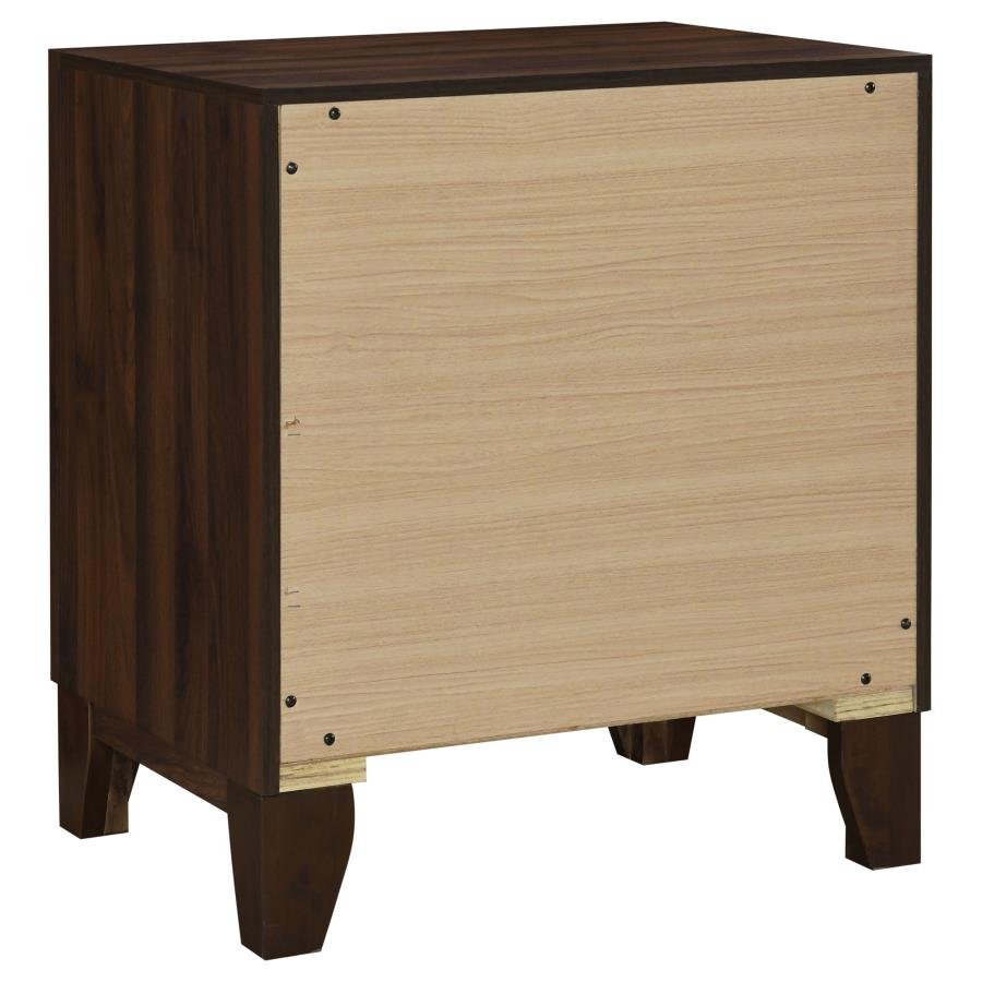 223442_06x900.jpg WELSLEY 2-DRAWER NIGHTSTAND BEDSIDE TABLE WALNUT - Image 6
