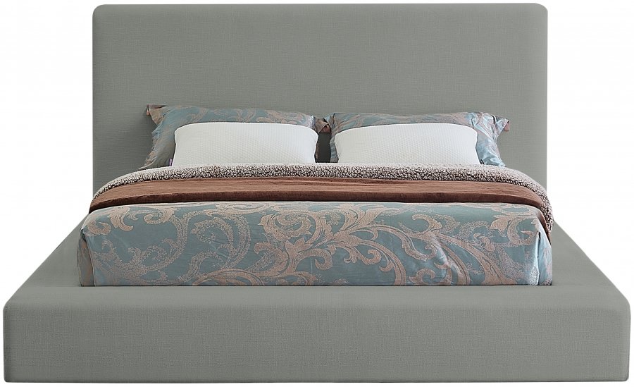 22358-2.jpg Devin Linen Textured Fabric Upholstered Bed - Image 3