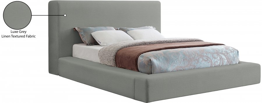 22358_00.jpg Devin Linen Textured Fabric Upholstered Bed - Image 8