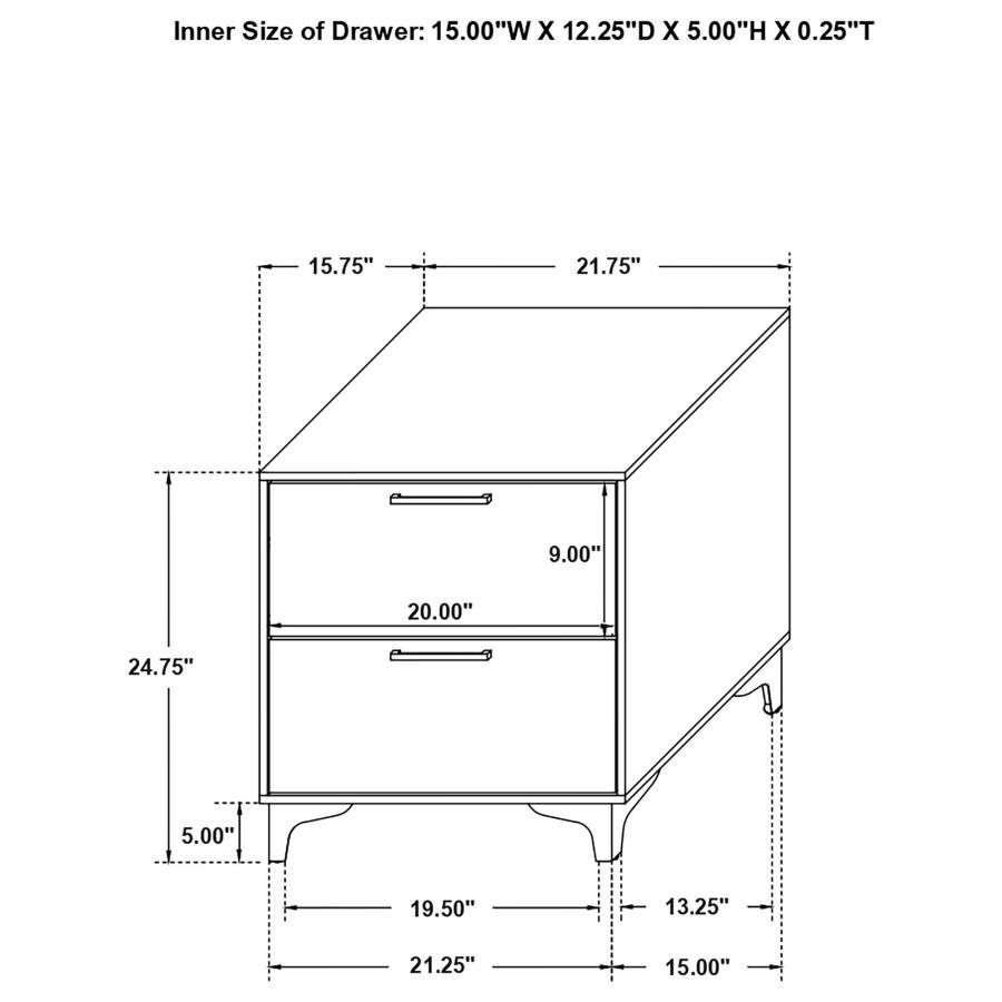 224401Q-S5_15x900.jpg KENDALL 5-PIECE QUEEN BEDROOM SET WHITE - Image 15