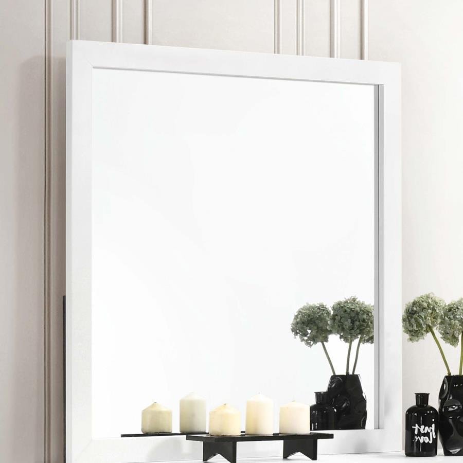 224404_01x900.jpg KENDALL DRESSER MIRROR WHITE - Image 2