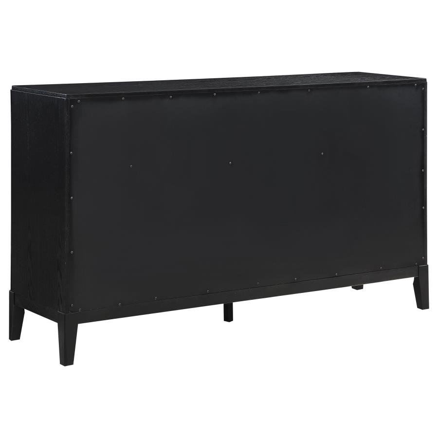 224711Q-S5_08x900.jpg BROOKMEAD 5-PIECE QUEEN BEDROOM SET BLACK - Image 8
