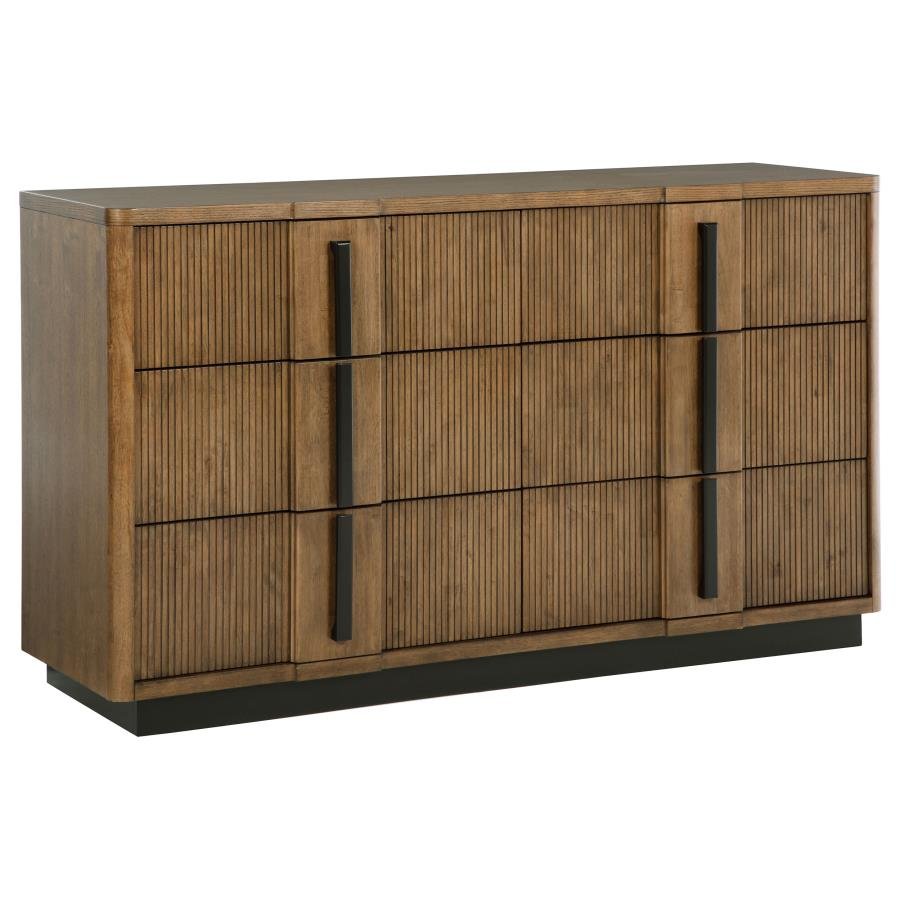 224900Q-S5P_05x900.jpg TERRACE 5-PIECE QUEEN PANEL BEDROOM SET ASH BROWN - Image 5