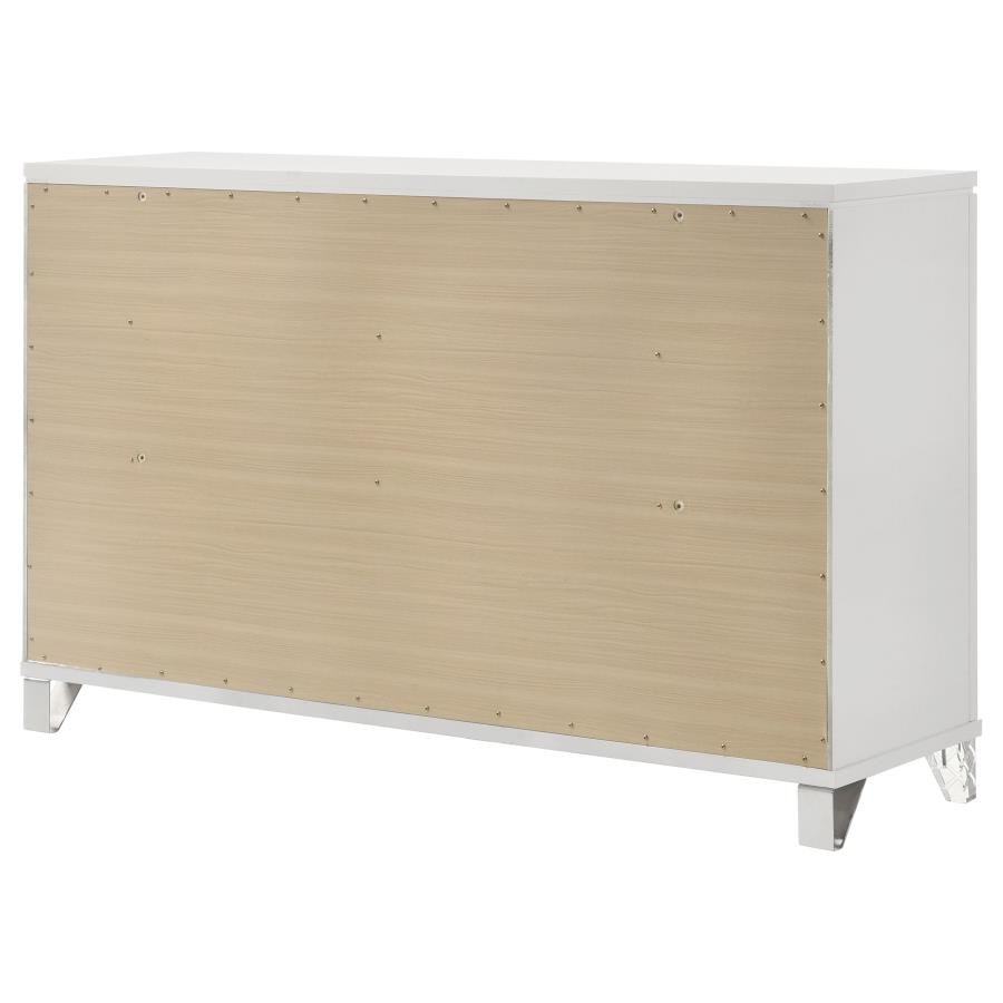 224963_08x900.jpg MARMORE 9-DRAWER DRESSER CABINET WHITE - Image 8