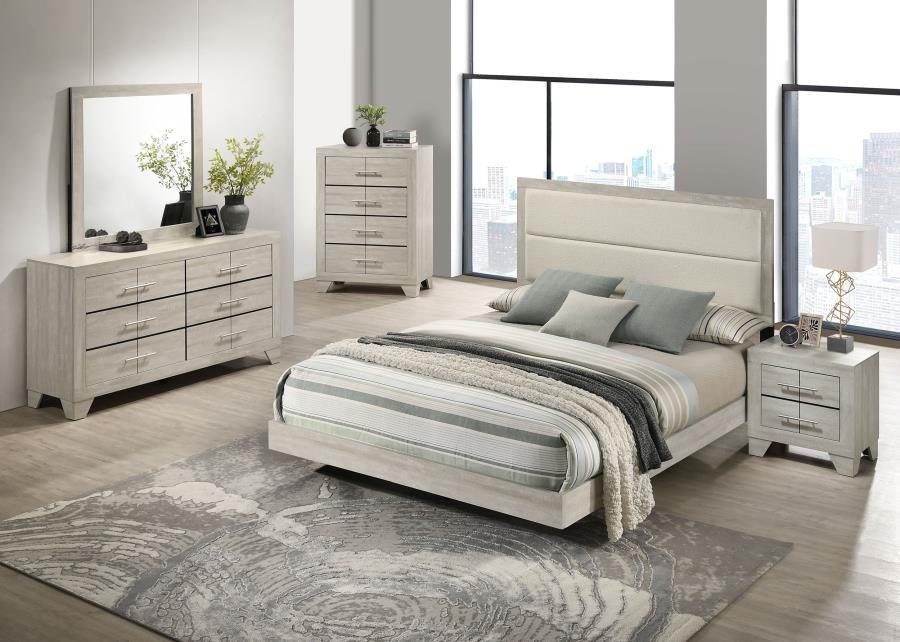 225063M_14x900.jpg TRENTON 6-DRAWER BEDROOM DRESSER WITH MIRROR RUSTIC CREAM - Image 14