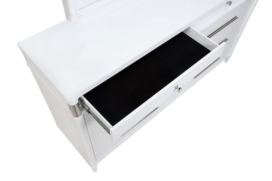 225073_10x900.jpg GRACEMONT 8-DRAWER BEDROOM DRESSER CABINET WHITE - Image 10