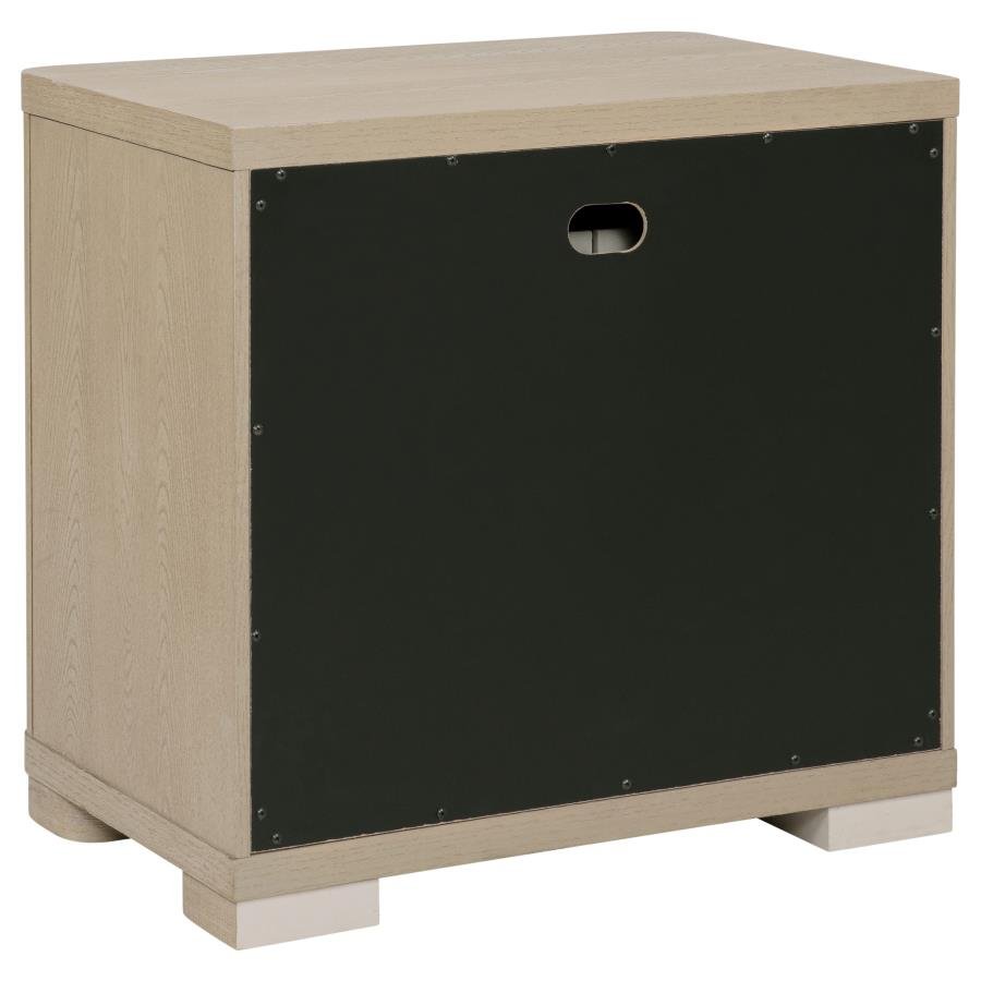 225082_06x900.jpg LADERA 2-DRAWER NIGHTSTAND BEDSIDE TABLE LIGHT ELM - Image 6
