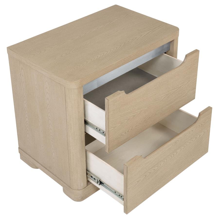 225082_11x900.jpg LADERA 2-DRAWER NIGHTSTAND BEDSIDE TABLE LIGHT ELM - Image 11