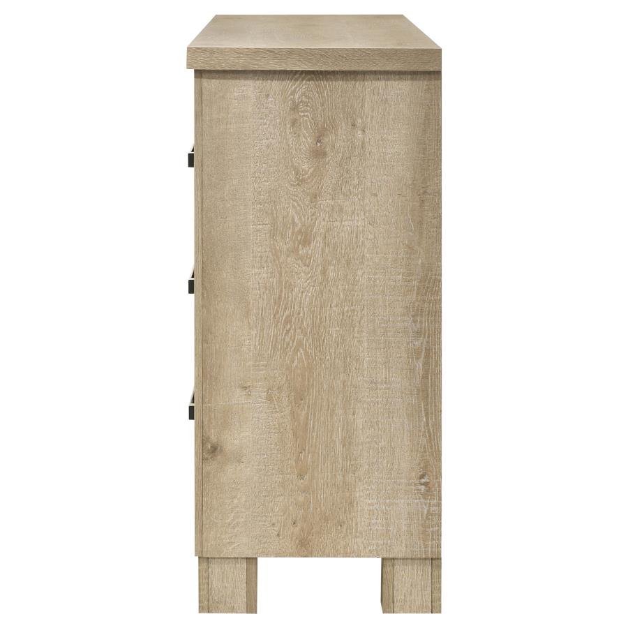 225103_05x900.jpg OAKGLEN 6-DRAWER BEDROOM DRESSER WEATHERED OAK - Image 5
