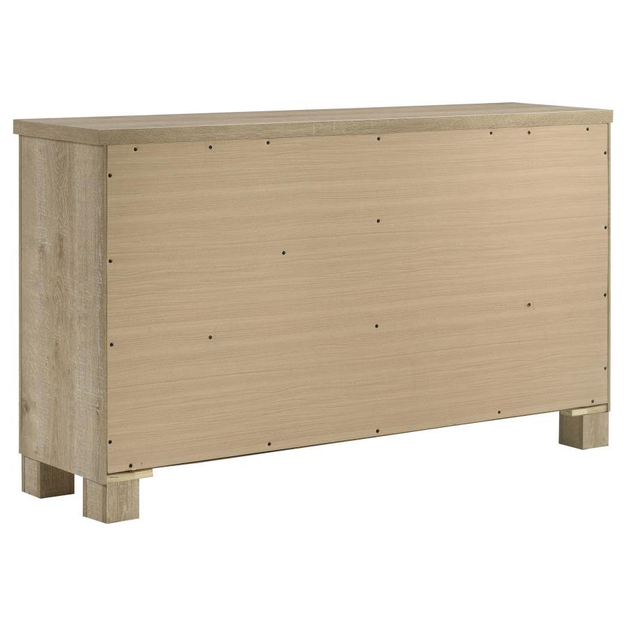225103_06x900.jpg OAKGLEN 6-DRAWER BEDROOM DRESSER WEATHERED OAK - Image 6