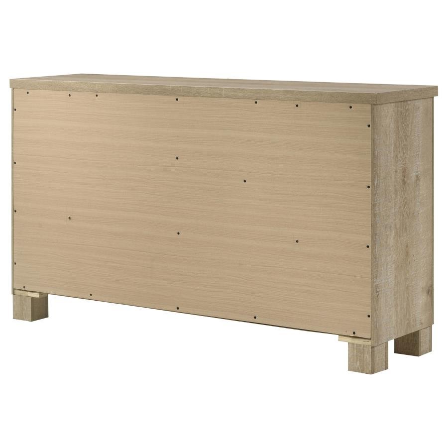 225103_08x900.jpg OAKGLEN 6-DRAWER BEDROOM DRESSER WEATHERED OAK - Image 8