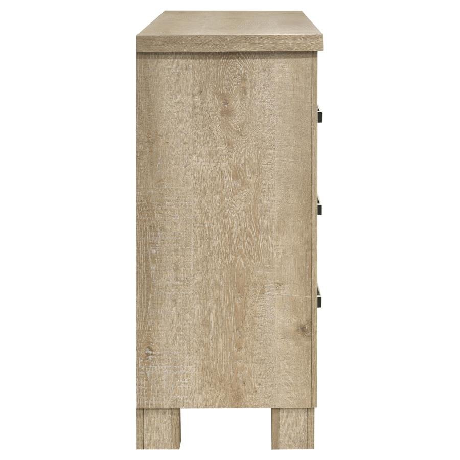 225103_09x900.jpg OAKGLEN 6-DRAWER BEDROOM DRESSER WEATHERED OAK - Image 9