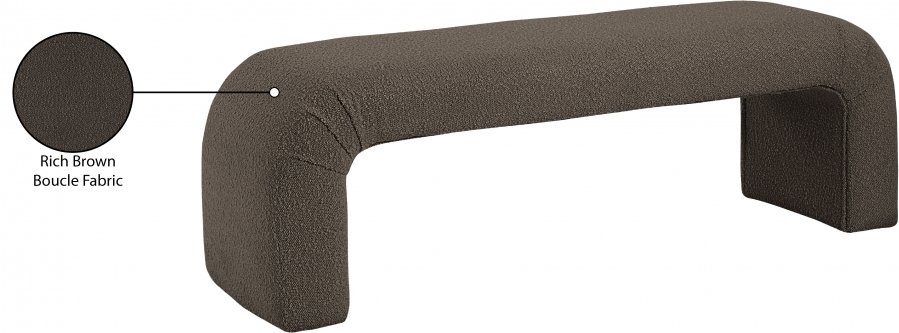 22860_00.jpg Niagara Boucle Fabric Upholstered Bench - Image 8