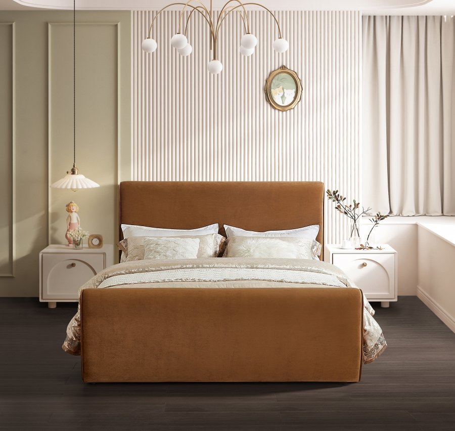 23134-3.jpg Sloan Velvet Upholstered Bed - Image 4