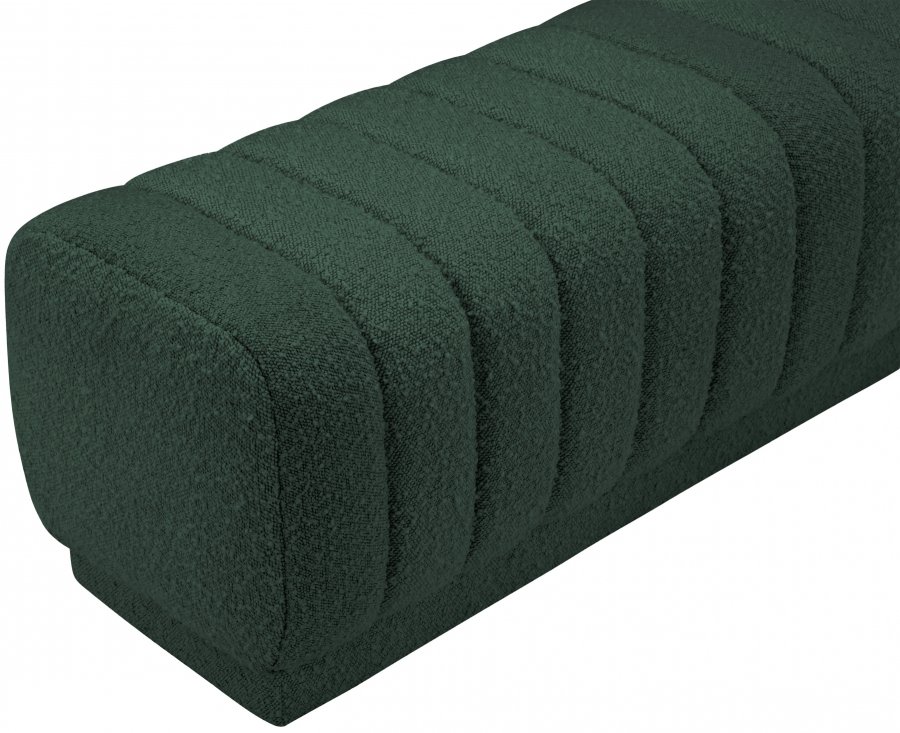 23394-4.jpg Heathrow Boucle Fabric Upholstered Bench - Image 5