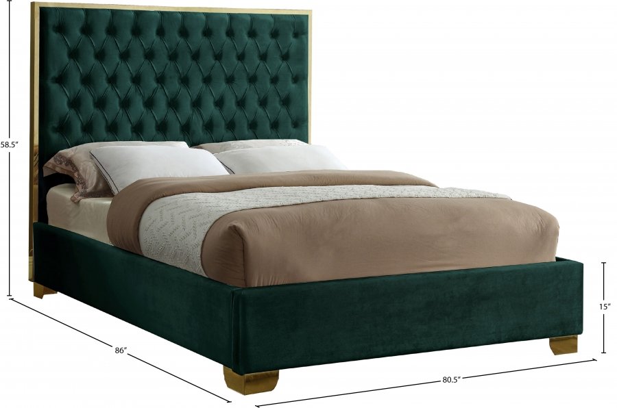 2390_0.jpg Lana Velvet Upholstered Bed - Image 3