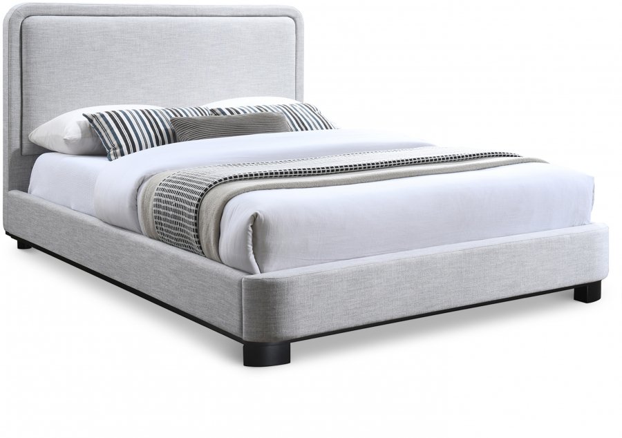 Nolita Linen Textured Fabric Upholstered Bed
