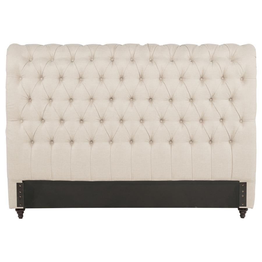 300525KWB1_02x900.jpg DEVON 57-INCH UPHOLSTERED CALIFORNIA KING HEADBOARD BEIGE - Image 2