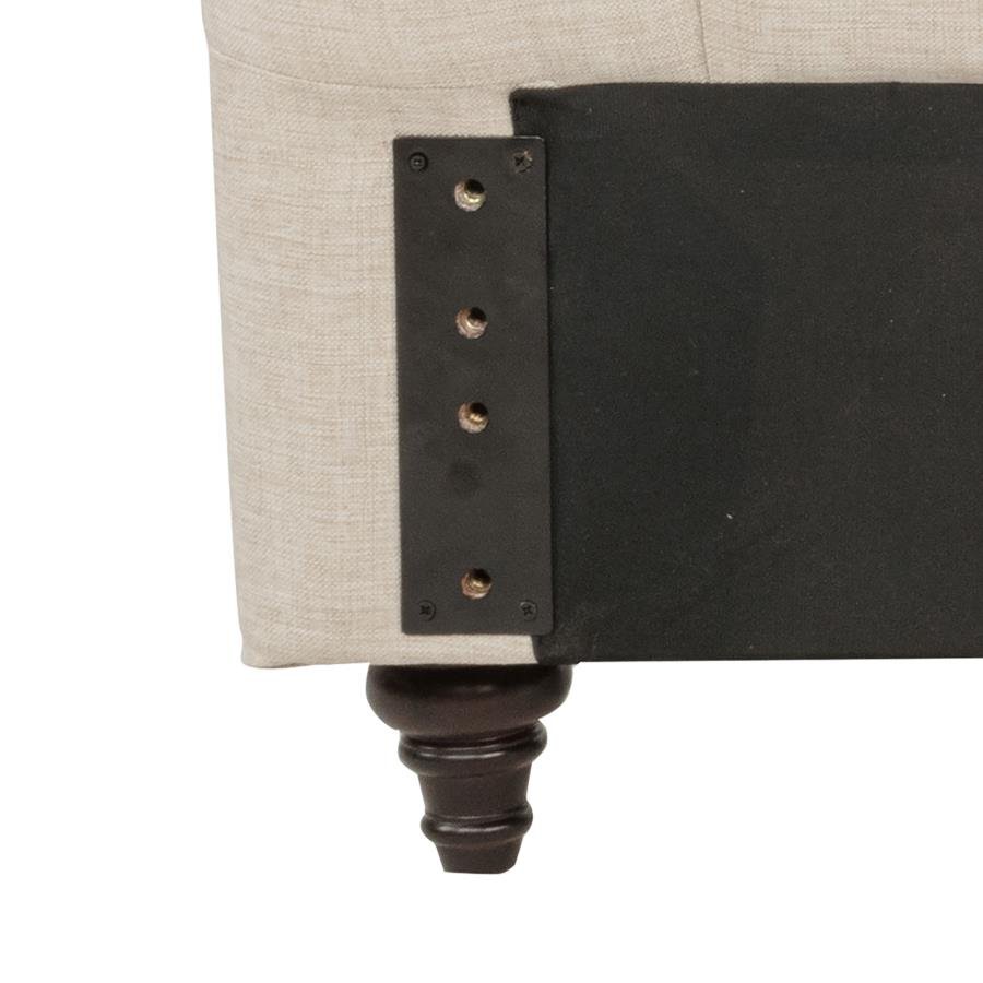 300525KWB1_05x900.jpg DEVON 57-INCH UPHOLSTERED CALIFORNIA KING HEADBOARD BEIGE - Image 5