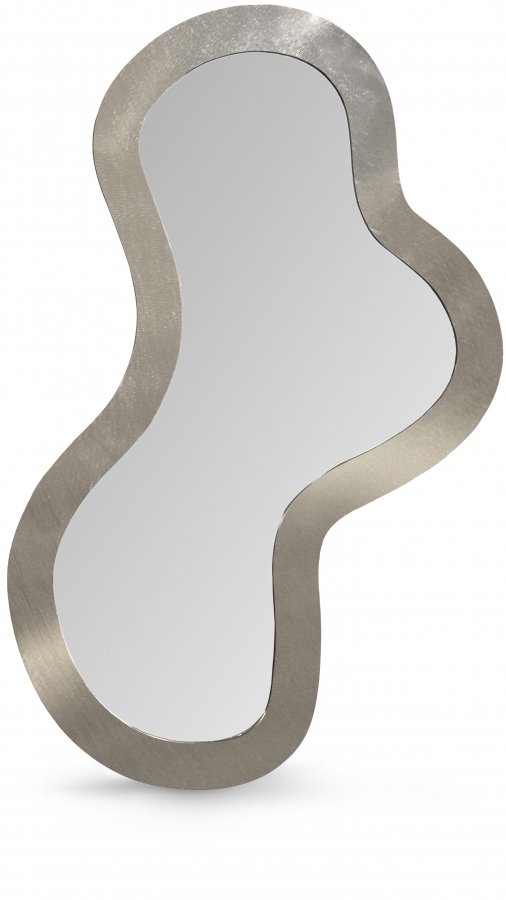 Oblique Iron Frame Mirror