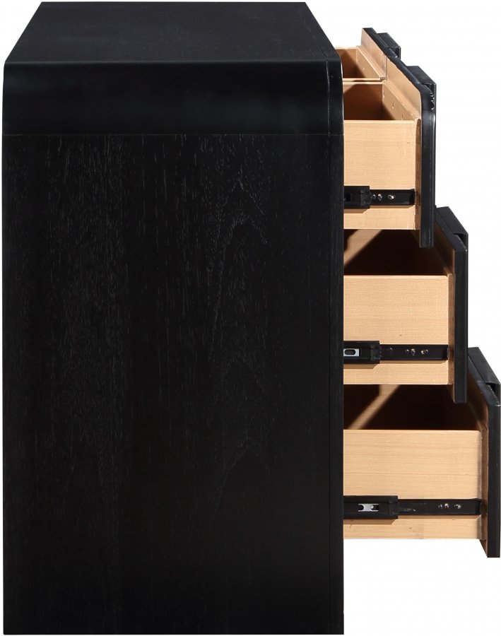 32347-5.jpg Fluted Solid Wood And Oak Veneer Dresser - Image 7