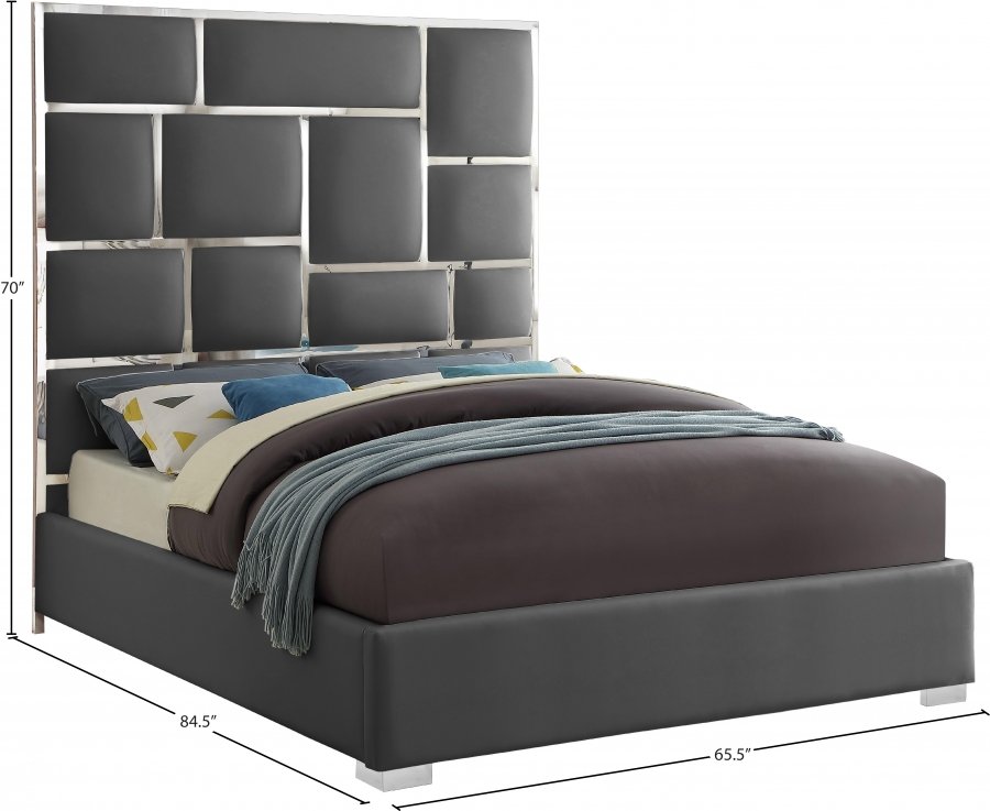3289_0.jpg Milan Vegan Leather Upholstered Bed - Image 5