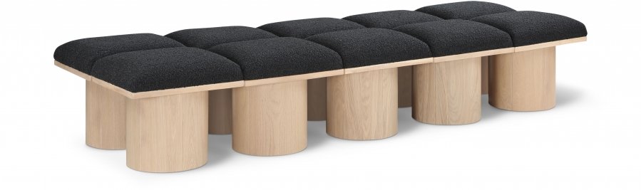 Pavilion Boucle Fabric Upholstered 10pc. Modular Bench