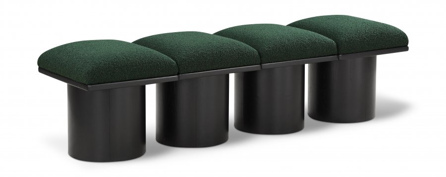 Pavilion Boucle Fabric Upholstered 4pc. Modular Bench