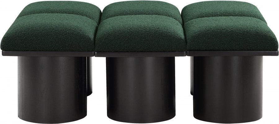 33770-2.jpg Pavilion Boucle Fabric Upholstered 6pc. Modular Bench - Image 3