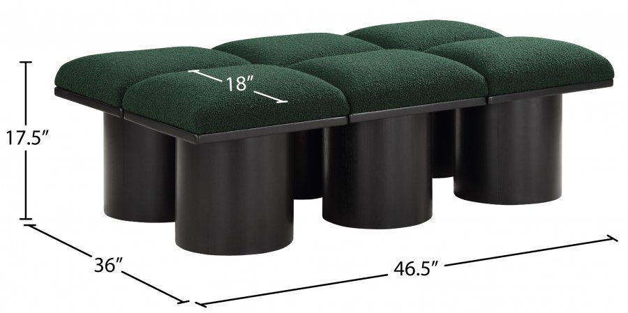 33770_0.jpg Pavilion Boucle Fabric Upholstered 6pc. Modular Bench - Image 7