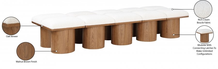 33776_00.jpg Pavilion Boucle Fabric Upholstered 10pc. Modular Bench - Image 7