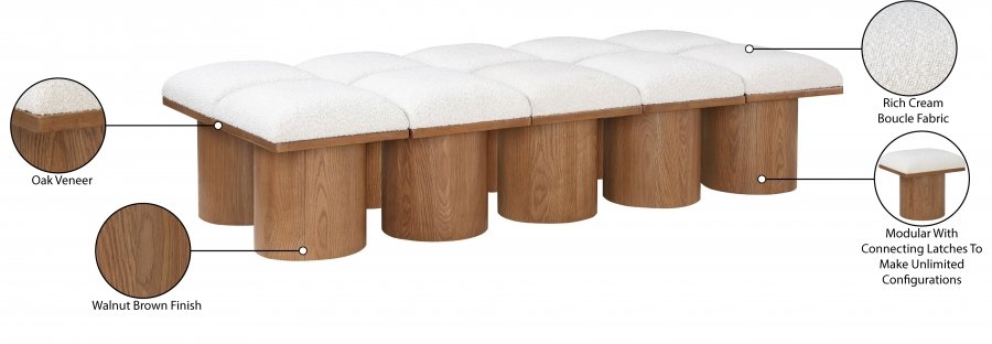 33777_00.jpg Pavilion Boucle Fabric Upholstered 10pc. Modular Bench - Image 8