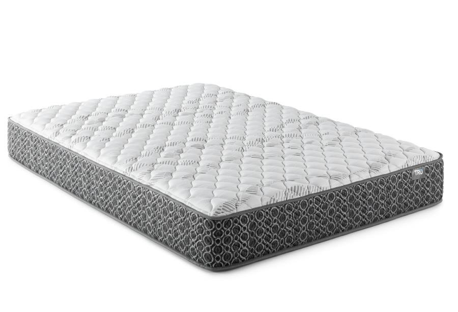 HAYES EASTERN KING FIRM TIGHT TOP HYBRID MATTRESS WHITE