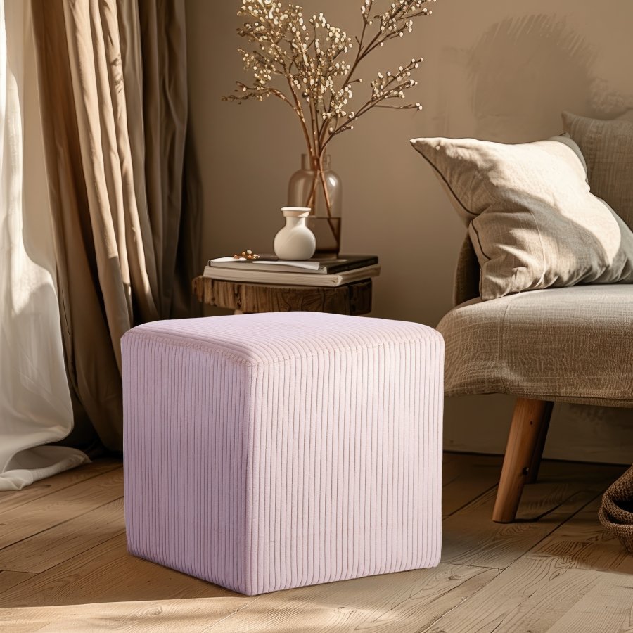 35625-1.jpg Roy Microsuede Fabric Upholstered Stool - Image 2